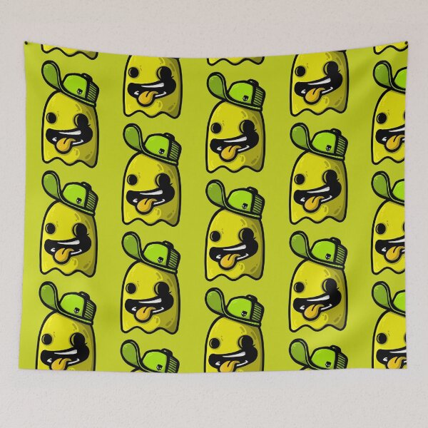 Item preview, Ghost with yellow cap designed and sold by manuvila.