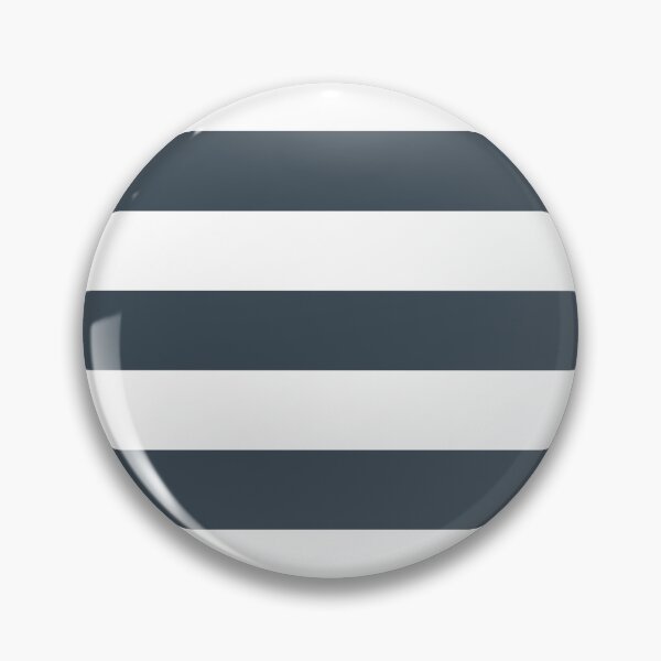 Item preview, Medium CHARCOAL GREY and WHITE Horizontal STRIPES designed and sold by RachelMacht.