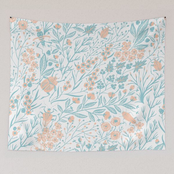 Item preview, pastel garden pattern designed and sold by charlyjovic.