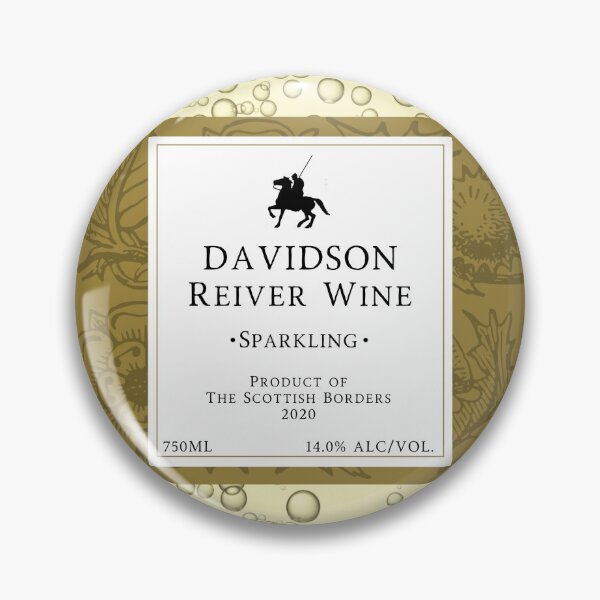 Item preview, DAVIDSON Sparkling Wine Label | Border Reivers designed and sold by yourscotborders.