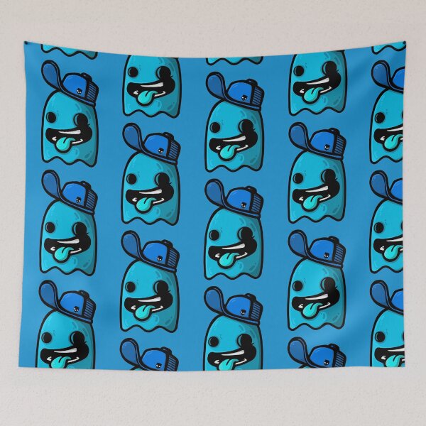 Item preview, Ghost with blue cap designed and sold by manuvila.