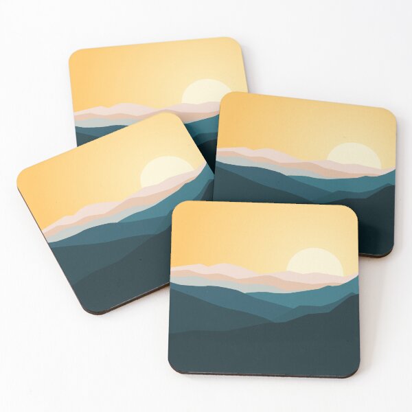 Item preview, sunset landscape designed and sold by blurry-mind.
