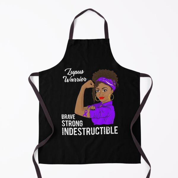 Item preview, Lupus Warrior Indestructible Survivor Awareness Black Girl designed and sold by ZNOVANNA.