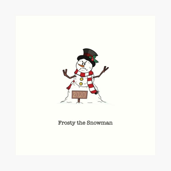 Frosty Art Print