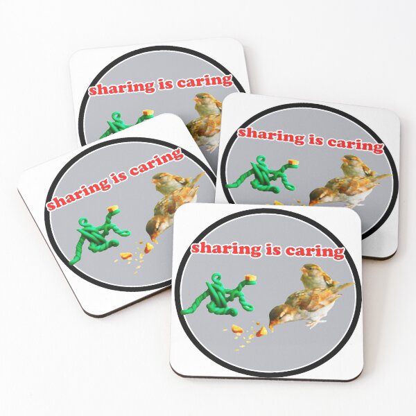 Item preview, sharing is caring designed and sold by Xdelacra.