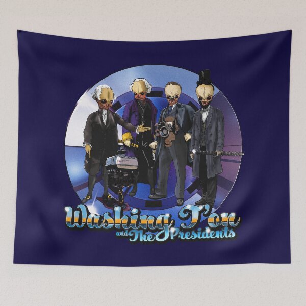 Item preview, Washing T'on and The Presidents designed and sold by HarleyWarren.