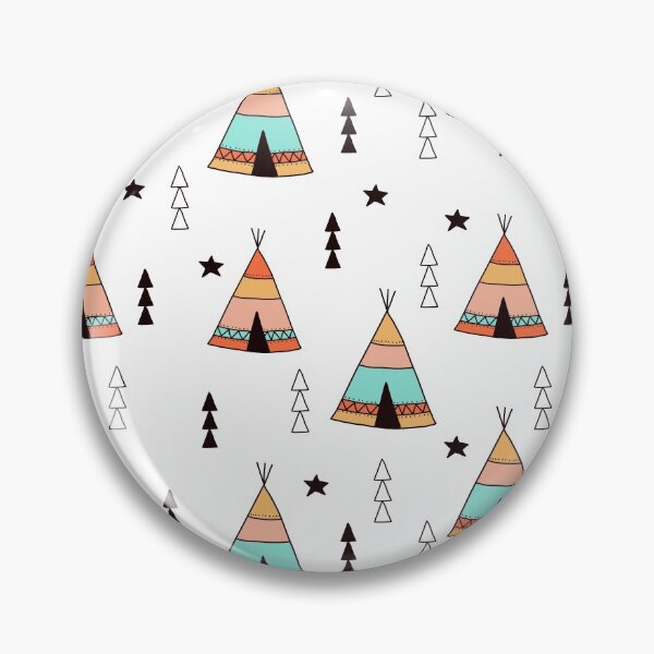 Item preview, Cute tipi pattern designed and sold by JokeGysen.
