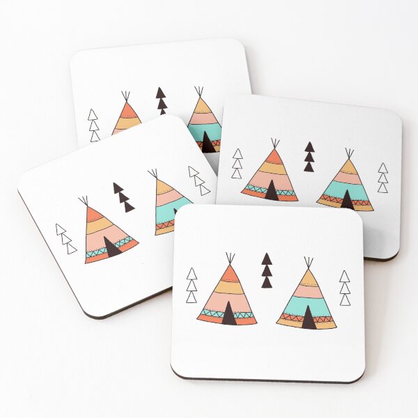 Item preview, Cute tipi pattern designed and sold by JokeGysen.