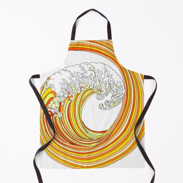 Item preview, Japanese Wave Sunset Hokusai Art designed and sold by shtem.