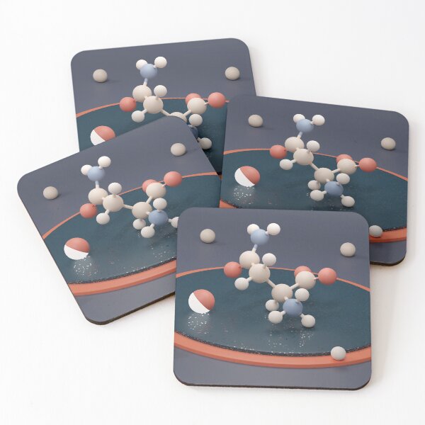 Item preview, Asparagine (L-asparagine, Asn, N) amino acid molecule. 3D rendering. designed and sold by molekuul.