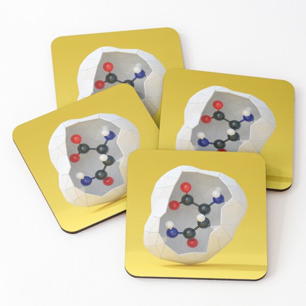 Item preview, Asparagine (L-asparagine, Asn, N) amino acid molecule. 3D rendering. designed and sold by molekuul.