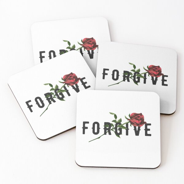Item preview, forgive slogan with rose designed and sold by RussellRoss.