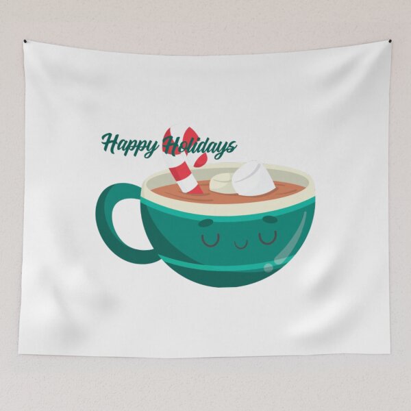 Item preview, Happy Holiday coffee santa designed and sold by PatelLayla.