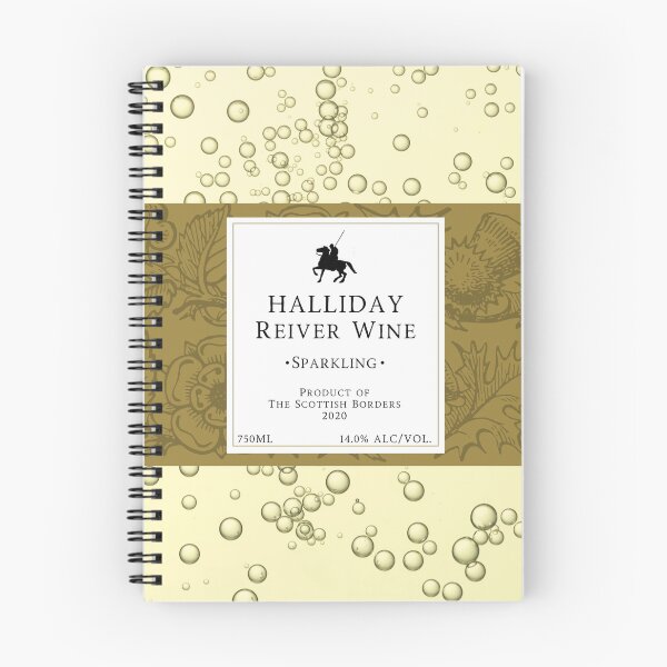 Item preview, HALLIDAY Sparkling Wine Label | Border Reivers designed and sold by yourscotborders.