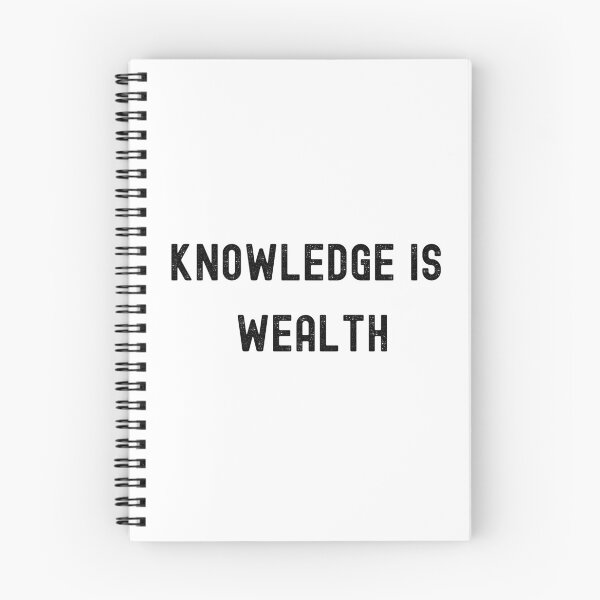 Item preview, knowledge is welath , knowledge is power designed and sold by FourNuns.