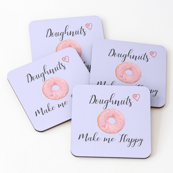 Item preview, Doughnuts Make Me Happy designed and sold by Sugar-Magnolia.