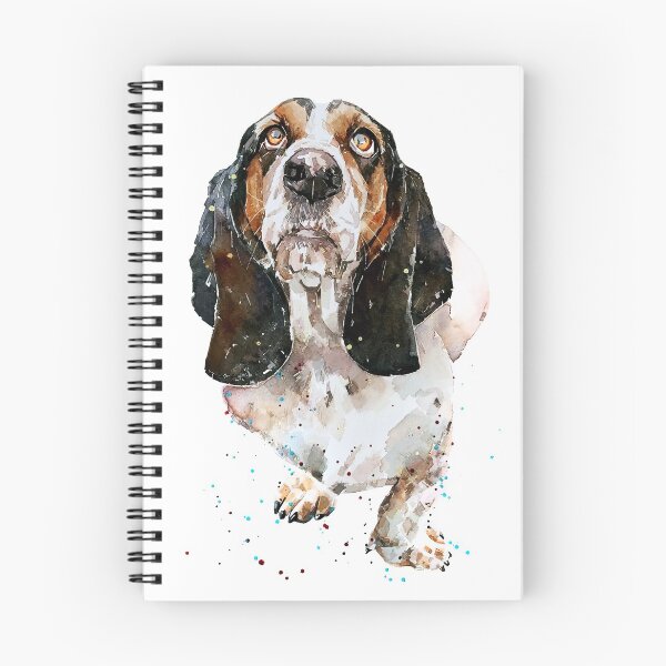 Item preview, Basset Hound Patiently Waiting designed and sold by EdsWatercolours.