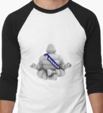 Peaceful Michelin Man Men's Baseball ¾ T-Shirt