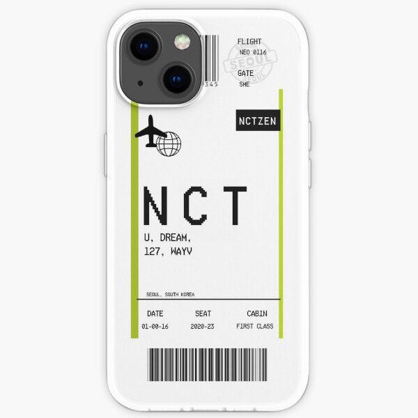 NCT "Bordkarte" iPhone Flexible Hülle