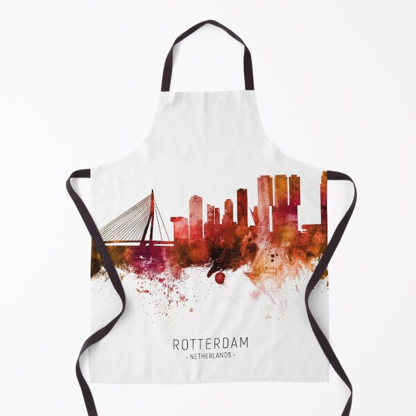 Item preview, Rotterdam The Netherlands Skyline designed and sold by ArtPrints.