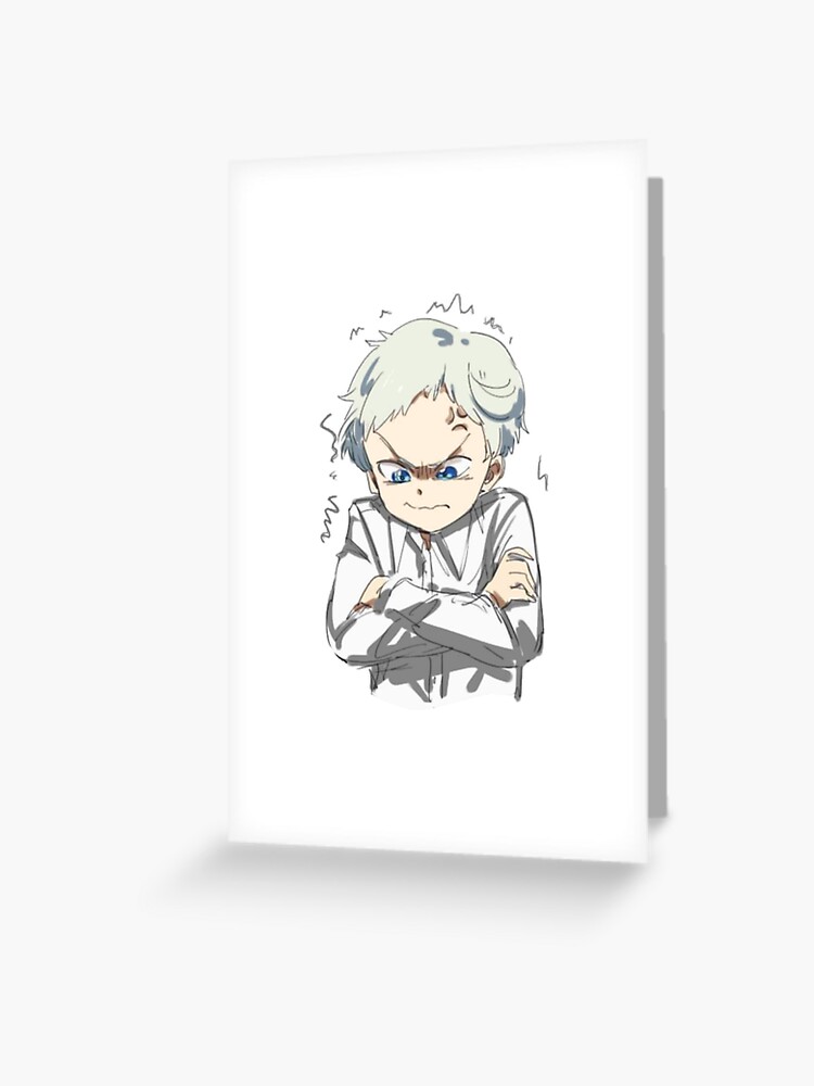 Norman (The Promised Neverland) - White Background | Greeting Card