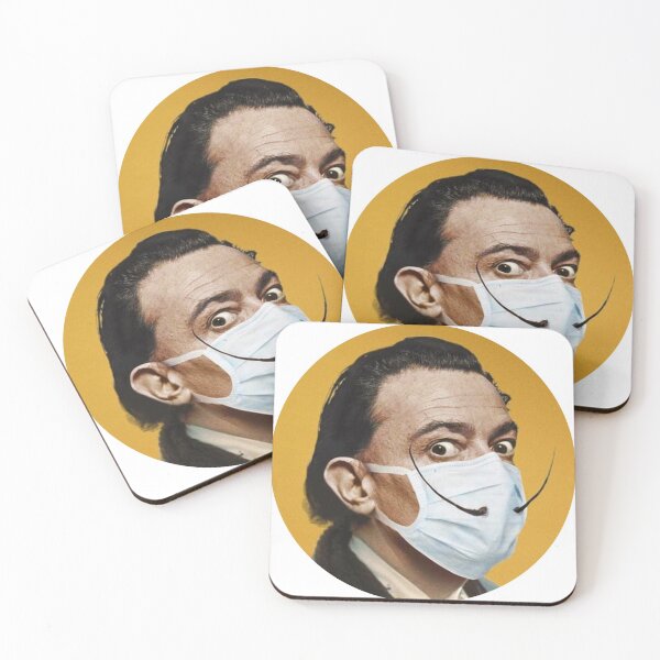 Item preview, Salvador Dalí with mask designed and sold by mtaberneroc02.