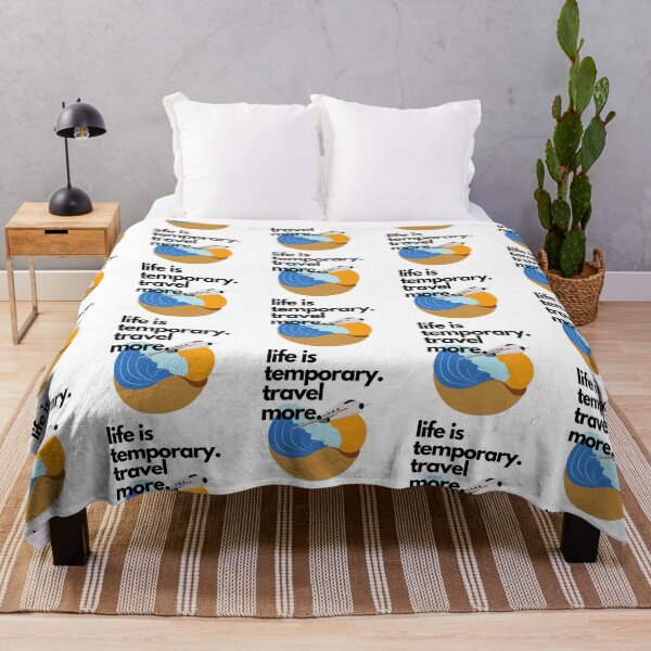 Item preview, Life is Temporary. Travel More. designed and sold by jetmike.