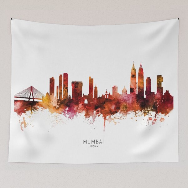 Item preview, Mumbai Skyline India Bombay designed and sold by ArtPrints.