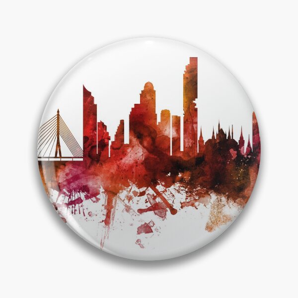 Item preview, Bangkok Thailand Skyline designed and sold by ArtPrints.