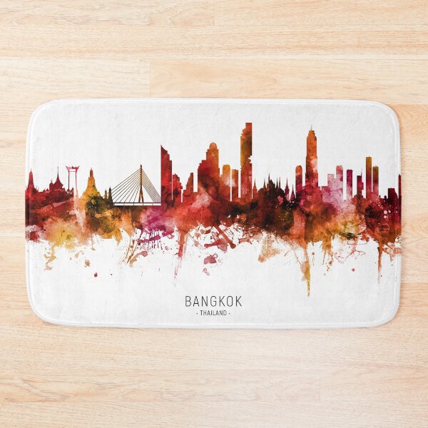 Item preview, Bangkok Thailand Skyline designed and sold by ArtPrints.