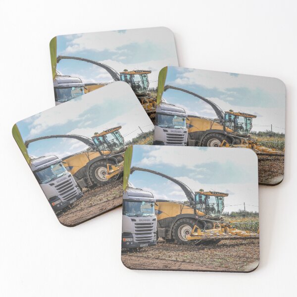 Item preview, New Holland Forage Harvester and Scania Lorry designed and sold by AgriPhotoUK.
