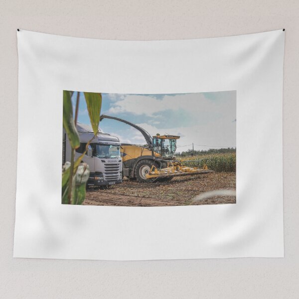 Item preview, New Holland Forage Harvester and Scania Lorry designed and sold by AgriPhotoUK.