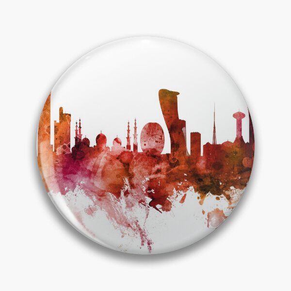 Item preview, Abu Dhabi Skyline designed and sold by ArtPrints.