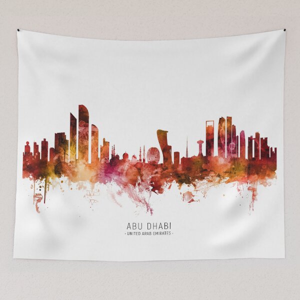 Item preview, Abu Dhabi Skyline designed and sold by ArtPrints.