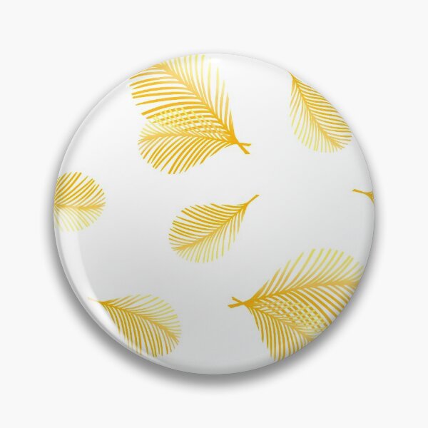 Item preview, gold delicate beautiful pattern of golden leaves and flowers designed and sold by IriSev.