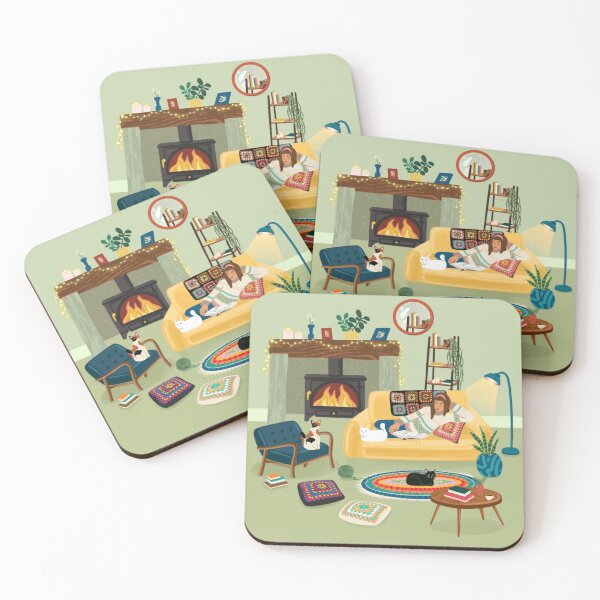 Item preview, Cosy Cat Lady designed and sold by Darlydesign.