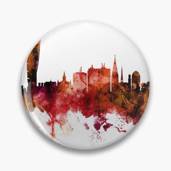 Item preview, Malmo Sweden Skyline designed and sold by ArtPrints.