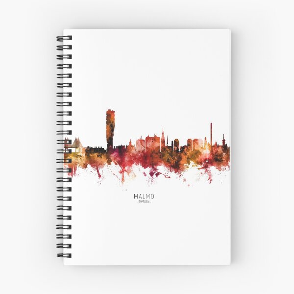 Item preview, Malmo Sweden Skyline designed and sold by ArtPrints.