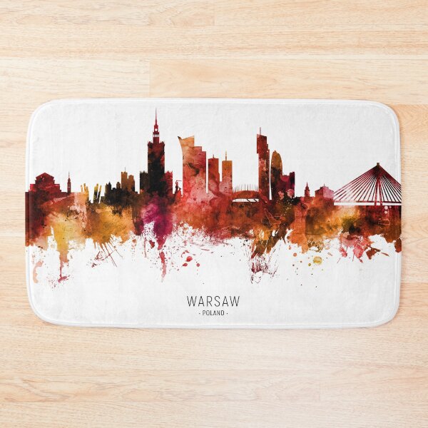 Item preview, Warsaw Poland Skyline designed and sold by ArtPrints.