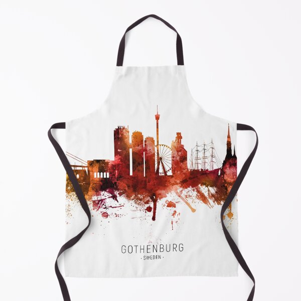 Item preview, Gothenburg Sweden Skyline designed and sold by ArtPrints.