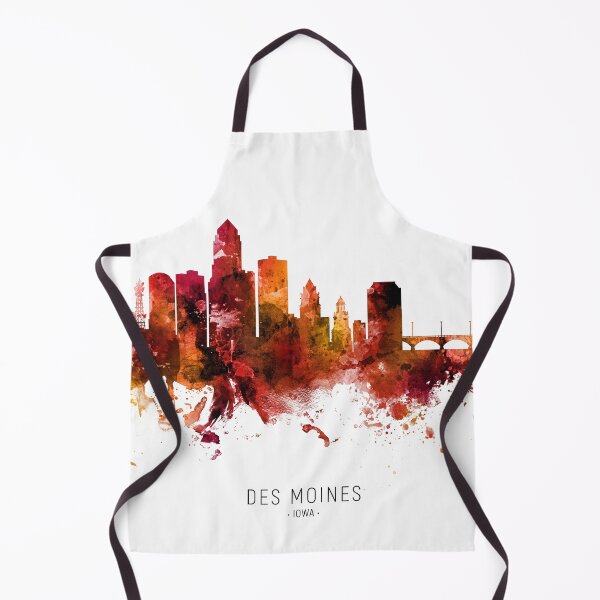 Item preview, Des Moines Iowa Skyline designed and sold by ArtPrints.