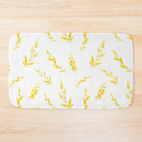 Item preview, gold delicate beautiful pattern of golden leaves and flowers designed and sold by IriSev.