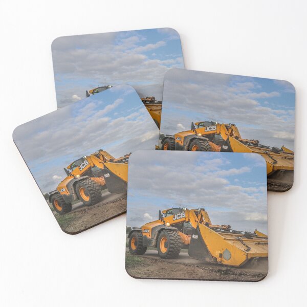 Item preview, JCB Telehandler with Suton Scraper designed and sold by AgriPhotoUK.