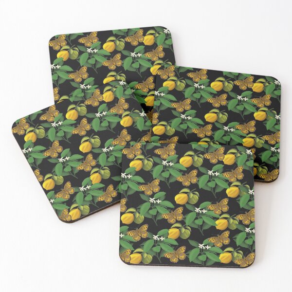 Item preview, limes and butterflies designed and sold by Pacesyte.