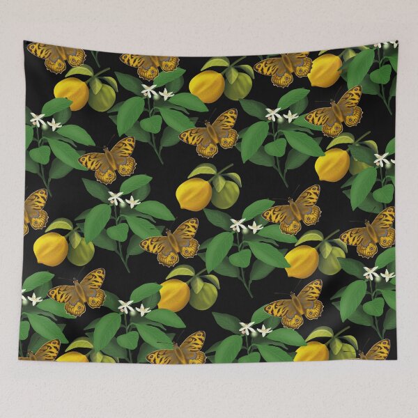 Item preview, limes and butterflies designed and sold by Pacesyte.