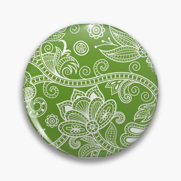 Item preview, MASK PATTERN GREEN FLOWER designed and sold by T-paw.