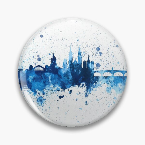 Item preview, Basel Switzerland Skyline designed and sold by ArtPrints.