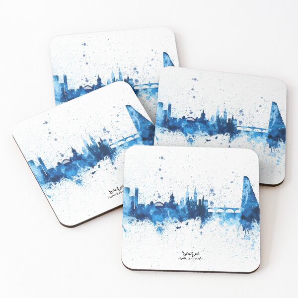 Item preview, Basel Switzerland Skyline designed and sold by ArtPrints.