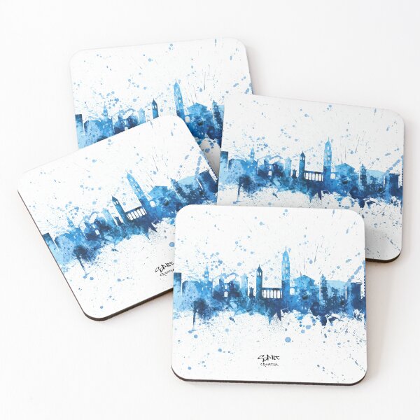 Item preview, Split Croatia Skyline designed and sold by ArtPrints.
