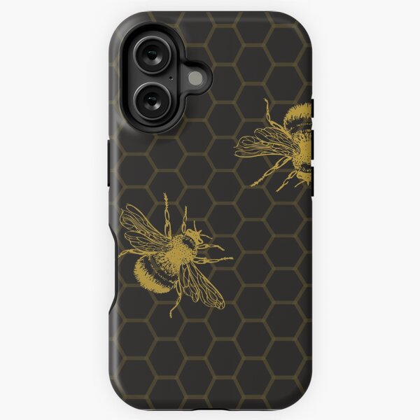 Vista previa del artículo con la obra «Miel de abeja (fondo negro)», diseñado y vendido por ladybugswall.